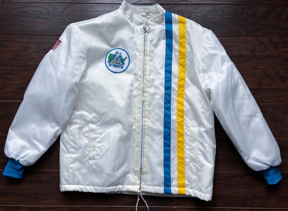 70's Vintage Nylon the Great Lakes Jacket With Faux Fur Lining