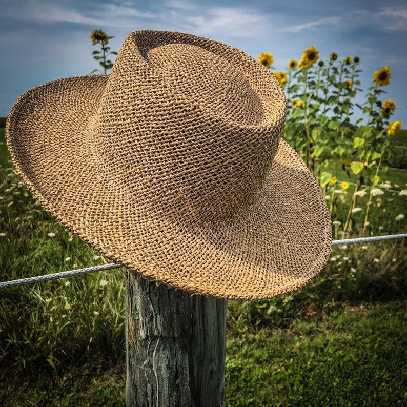 70/'s80/'s Vintage Western Rockabilly P Brand Straw Hat