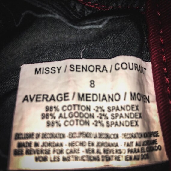 gloria vanderbilt missy senora courant pants