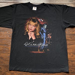 90s Vintage Western Leann Rimes Country Concert T-Shirt | Tennessee River