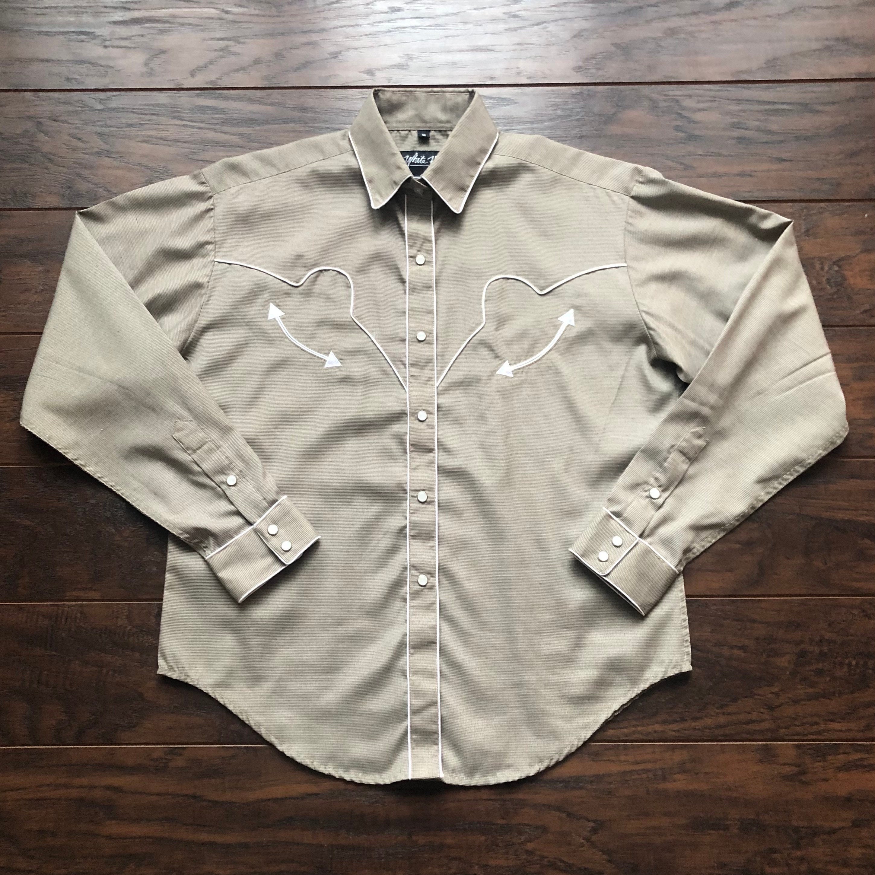 Western Shirt Smile Pocket - Etsy