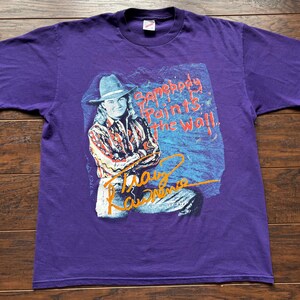 VINTAGE 90's Tracy Lawrence Concert T-shirt Autographed