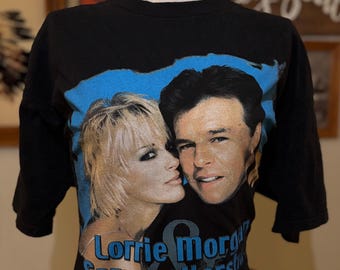 Vintage 90s Lorrie Morgan Sammy Kershaw T-Shirt XL | Country Music Tour Tee | Delta Pro Weight Concert Shirt
