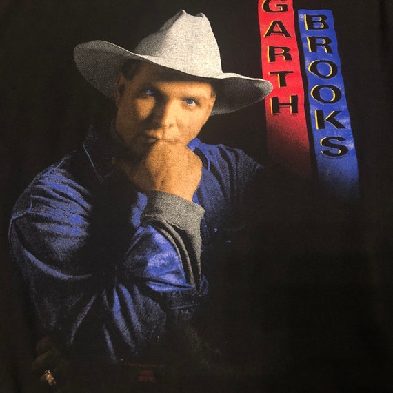 90 s Vintage Western Garth Brooks Country Concert T Shirt RARE