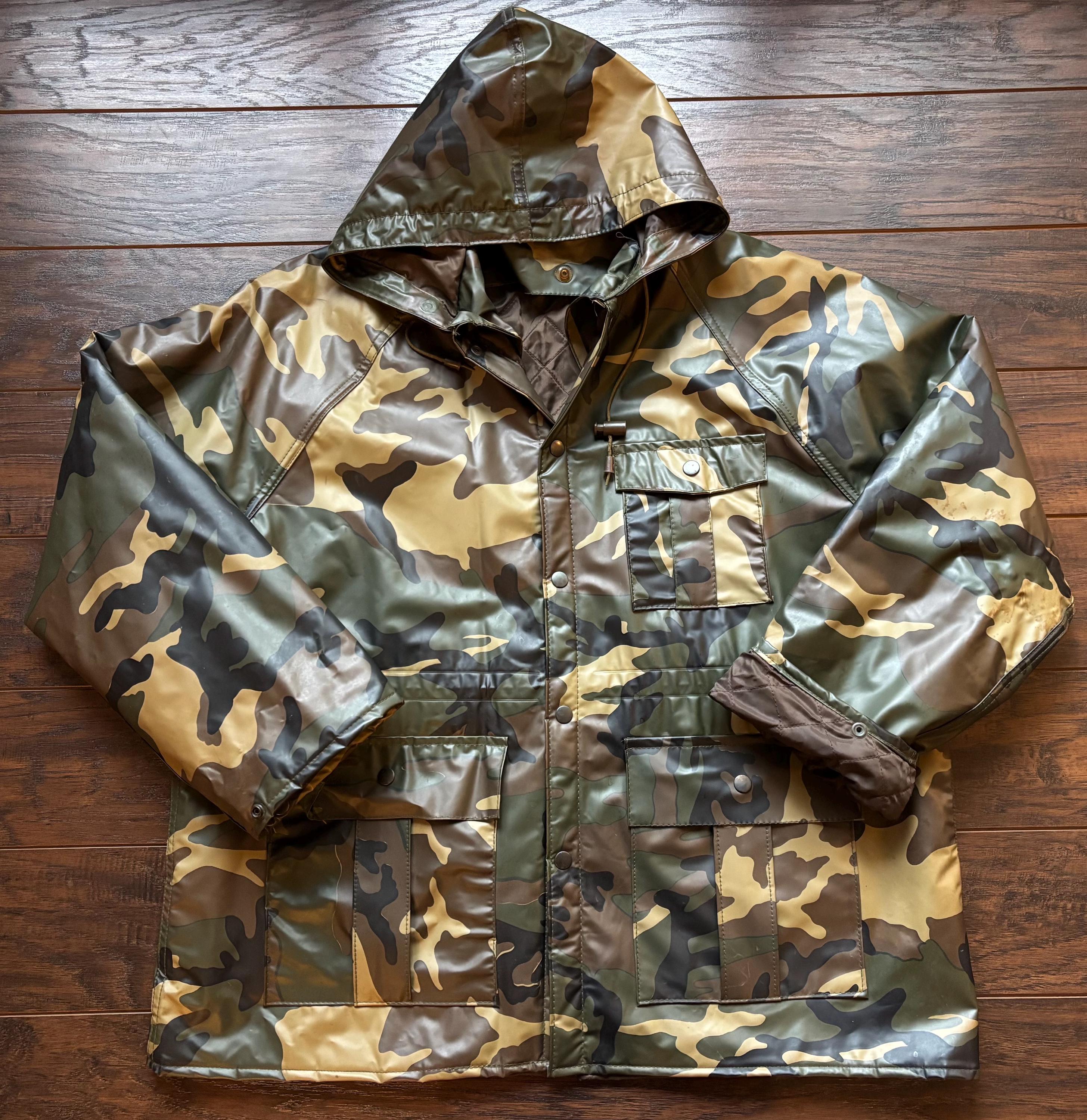 ジャケット・アウター 80s~90s Duck Bay duckcamo jacket Vintage 80s Duck Bay Camo Hunting Military Heavy Field