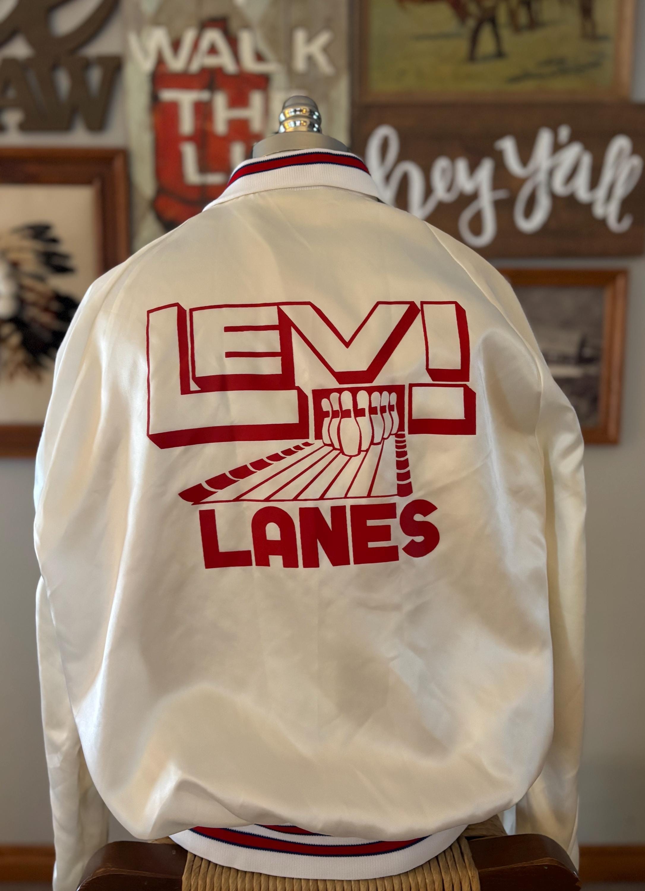 Vintage Medium Bowling Jacket - Etsy