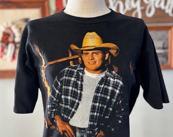 Vintage 1996 Rhett Akins Tour T-Shirt | Country Concert Tee | Made in USA | Single Stitch Western Graphic Tee | Large