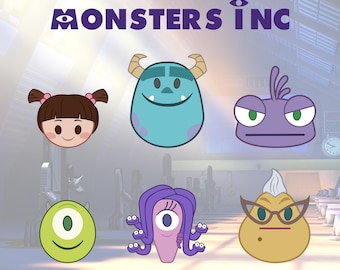 Monsters Inc Emoji SVG / EPS / PNG / Party / Gift