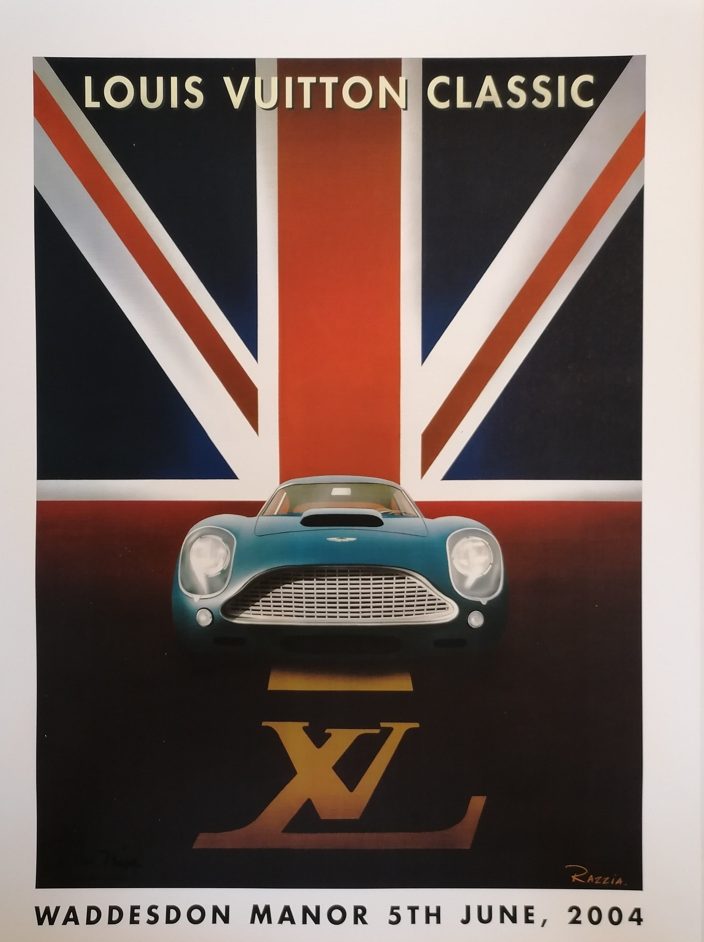 Original Vintage Poster Louis Vuitton Classic 2004 -by RAZZIA