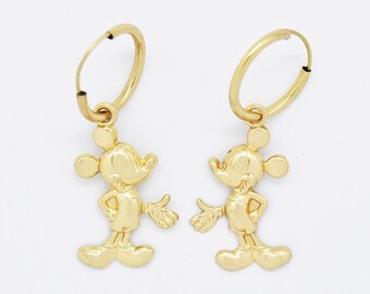 Gift For Mom Bride Vintage Blue Mickey Earrings Bridesmaid Wedding Mother/'s Day. Anniversary Wedding Christmas Birthday