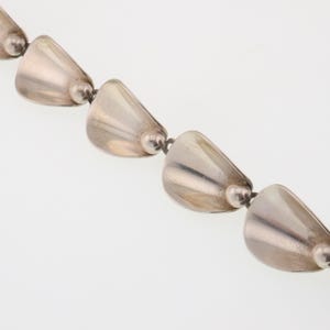 Niels Erik From Denmark Modernist 7.5&quot; Bracelet in 925 Sterling Silver