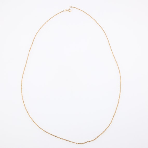 14k Yellow Gold 24" Estate Chain/Necklace - image 4