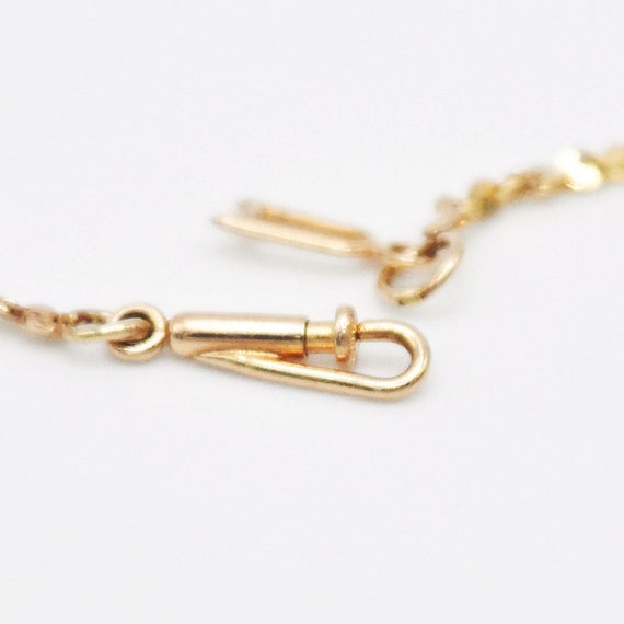 14k Yellow Gold Estate 24.5" Twist Link Necklace - image 3