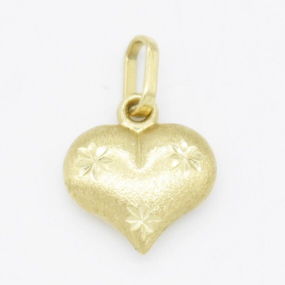 Details about / 14K Two Tone Gold 0.50Ct Diamond Heart Shape Pendant