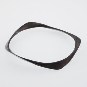 J. Gray Sterling Silver Modernist Bangle Bracelet