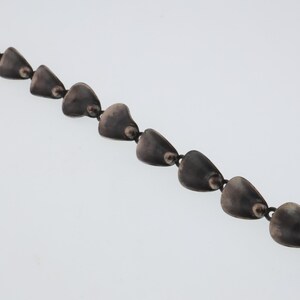 Niels Erik From Denmark Modernist 8&quot; Sterling Silver Bracelet