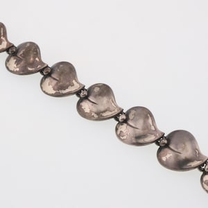 Niels Erik From Leaf Design Modernist 7.5&quot; Bracelet in Sterling Silver