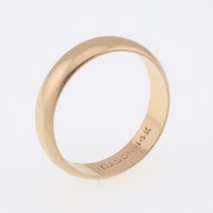 14k Yellow Gold Estate Wedding Band/Ring Size 6.5