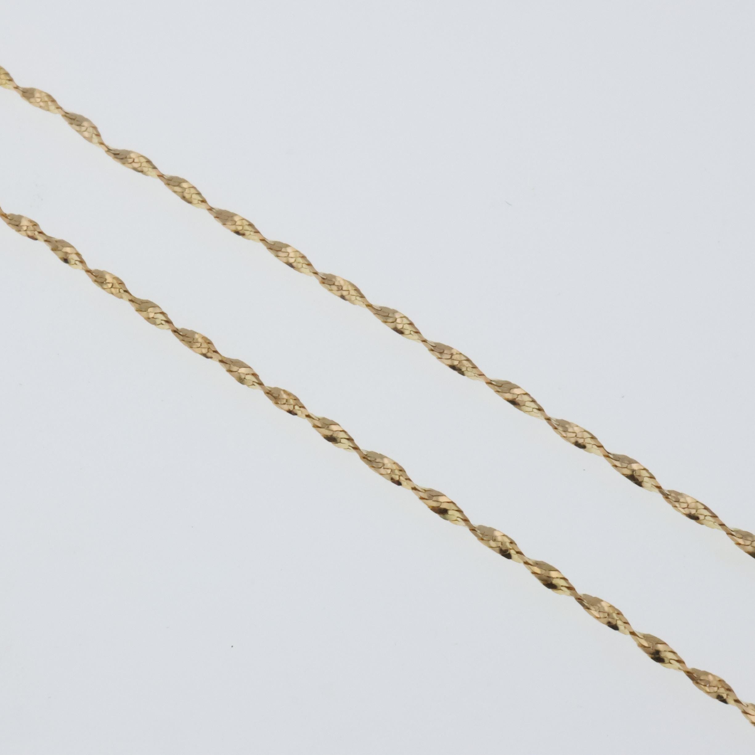 14k Yellow Gold Estate 24.25" Chain/Necklace 3.2g