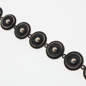 7.75&quot; Sterling Silver Niels Erik From Mid Century Modern Bracelet 25.4g