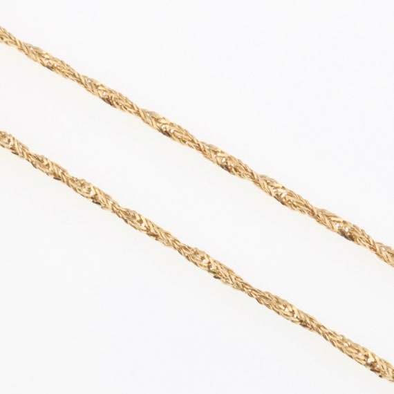 14k Yellow Gold 24" Estate Chain/Necklace - image 1