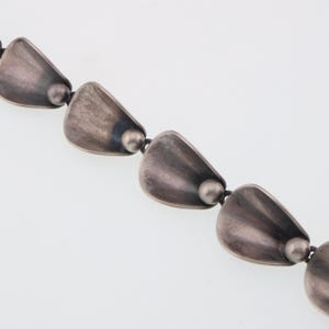 Niels Erik From Denmark Modernist 6.75&quot; Bracelet in 925 Sterling Silver