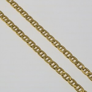 22&quot; Anchor Link 10k Yellow Gold Estate Chain/Necklace 15.7g