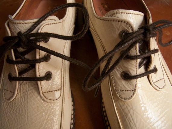 Elegant unisex Blucher shoes for children, with l… - image 5