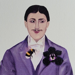 Illustration Marcel Proust en Voyeur Orchidée Bourdon Sodome et Gomorrhe
