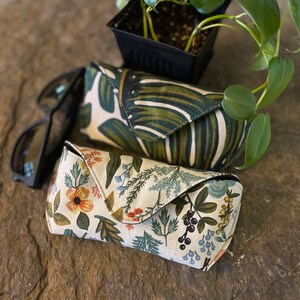 Bolsa para gafas de sol - Lona sin blanquear Rifle Paper co.
