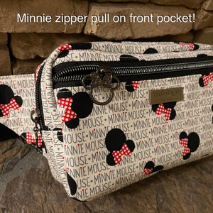 Mouse Bows - Double Zipper Fanny Pack