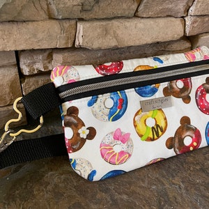 Donut characters fanny pack - belt bag - bum bag - hip pack