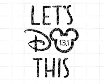 Låt oss göra det här, spring Disney-inspirerad SVG/Cut-filnedladdning