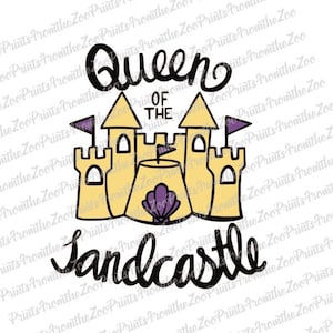 Queen of the Sandcastle SVG/Cut File Download