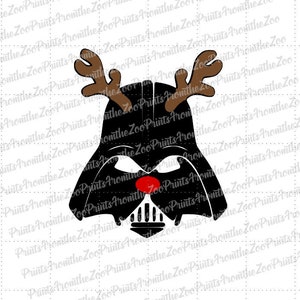 Darth Vader Reindeer SVG/Cut File Download