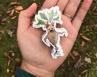 Mandrake sticker art illustration