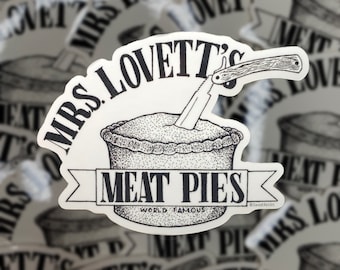 Mrs. Lovett's Meat Pies Sticker