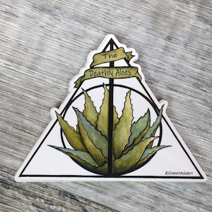 Deathly Aloes sticker or art print