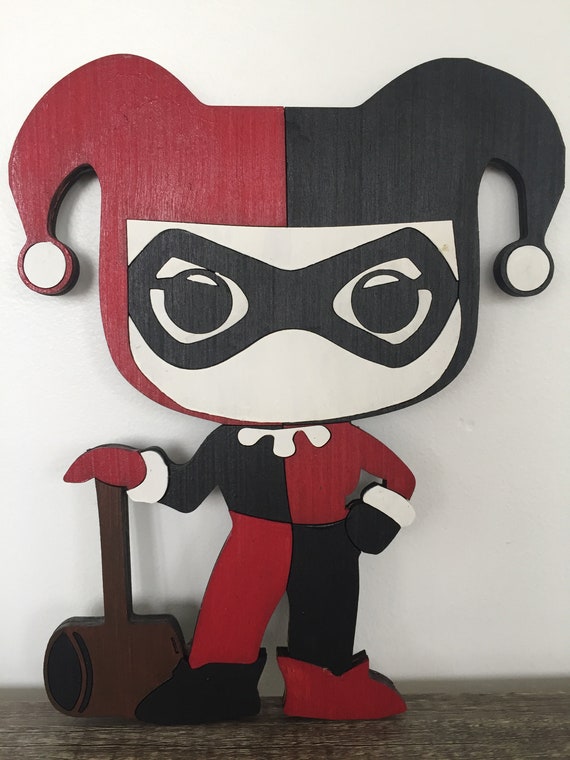 Harley Quinn Wall Art Etsy