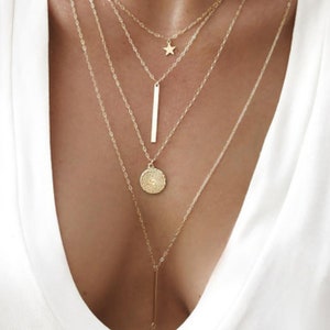 CLOSEOUT - Four-layer boho necklace