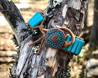 Handmade Healing Turquoise Bracelet