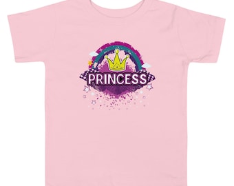 Princess T-shirt Girls Toddler Short Sleeve Tee