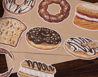 Lots of Bread Die-Cut Memo Paper, Reco Studio Note Paper