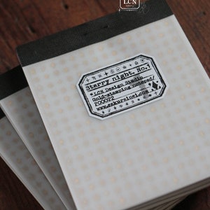 Sterrennacht NEE. 1 Notitieblok met gouden stempel, LCN Design Studio, diverse papieren blokken, maan, sterren, melkwegstelsel, ontwerp met ruimtethema, roségouden folie