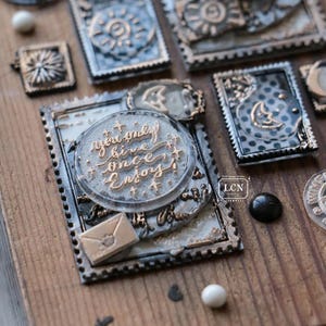 Je leeft maar één keer lakzegelstempel, LCN Design Studio origineel ontwerp messingsstempel, woordenstempel voor dagboek, plakboek en papercraft