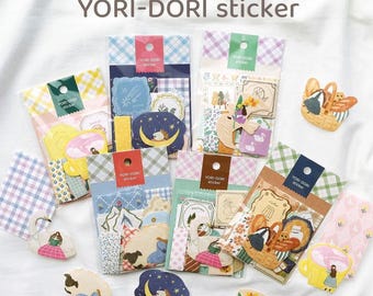 Mind Wave Yori-Dori  Sticker Flakes Pack, Die-Cut Stamp Sticker Flakes