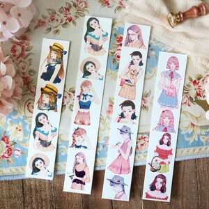 She Said Washi Tape, Little Pillow Original Design Masking Tape, Girls Illustration Tape, Summer Dress, Deco Tape for Planner and Journal