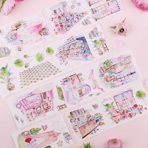 Walnoot bubbels illustratie masking tape, extra brede interieur sticker tape, supermarkt, slaapkamer, keuken, huis Washi en PET-tape