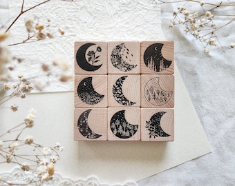 Moon Forest Wood Mocowane stemple polimerowe