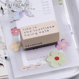 Life Proverb Series Rubber Stamps, Words of Wisdom, Phrases, Blanbook Original Design, Text Stamp for Planner, Journal, and Scrapbook